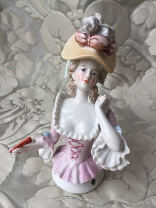 Large Half - Doll/demi - Figurine/buste Porcelaine/teepuppe/galluba & Hofmann/xl