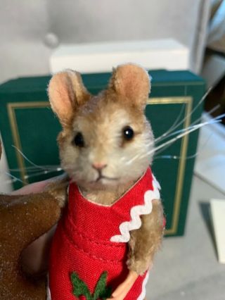R John Wright Christmas Mouse Ginger 291/300 3