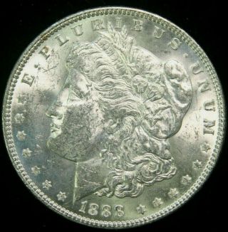 1888 Morgan Dollar Choice Bu Uncirculated Priced Right (inv O19)