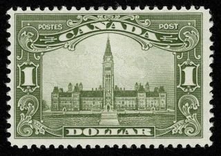 Canada Stamp Scott 159 $1 Parliament Building Lh Og $300