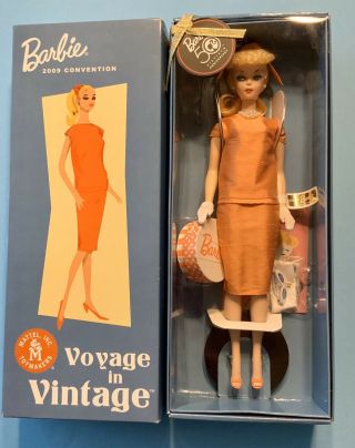 2009 Nbdcc Convention Voyage In Vintage Barbie Doll Nrfb Le 1500