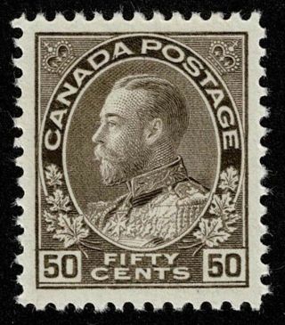Canada Stamp Scott 120 50c King George V H Og Well Centered