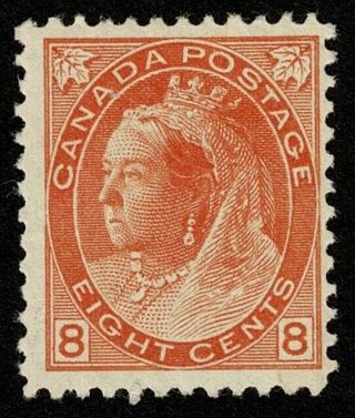 Canada Stamp Scott 82 8c Queen Victoria Lh Og $375