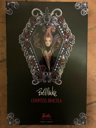 Bob Mackie Countess Dracula Barbie Gold Edition No More Than 3,  200 Worldwide