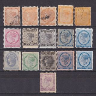 Canada Prince Edward Island 1861 - 1872,  Set Of Different Stamps