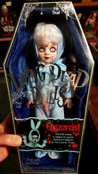 Living Dead Dolls Bloody Blue Eggzorcist Chase Ltd 1/666 Factory Tied Immaculate
