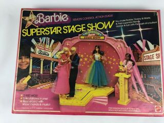 Barbie Superstar Stage Show Accessories Toy Remote Control Action Vintage