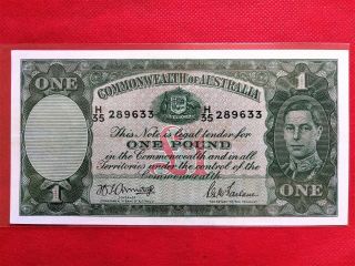 Australia 1 Pound Old Banknote @