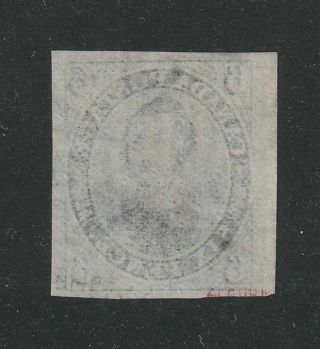 Canada 1851 SG 2 Vertical laid paper Large margins Luxe stamp Attest Alcuri 2