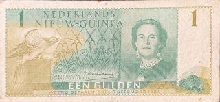 Netherlands Nieuw Guinea,  1 Gulden 1954 Vf