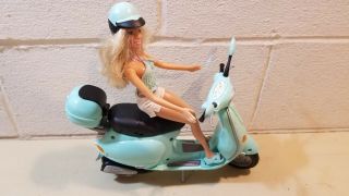 Barbie Vespa Scooter With Figure