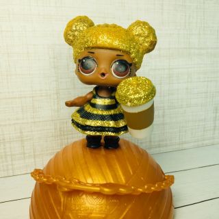 Lol Surprise Doll Series 1 Rare Queen Bee 1 - 003 The Glitterati With Ball