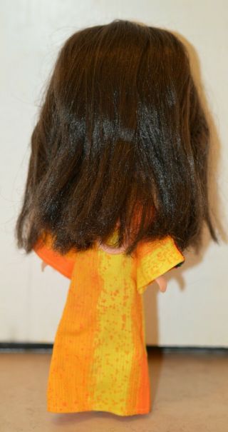 Kenner 1972 Blythe Doll Brunette Wispy Bangs Face 7 Line Version 3