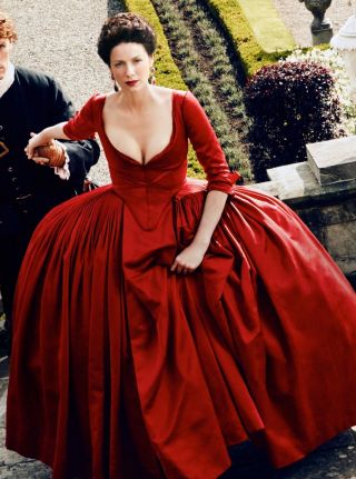 Red Dress Claire Fraser Outlander Tonner Never Removed From Box W/shipper