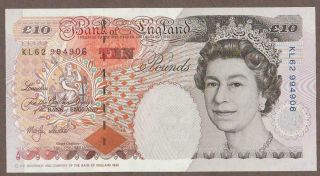 1990/2000 Great Britian 10 Pound Note Unc
