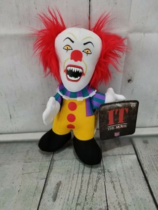 Pennywise " It " Plush Horror Block Doll Stephen King With Tags Rare