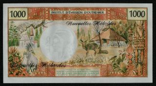 HEBRIDES (P20c) 1000 Francs ND (1979) aUNC, 2