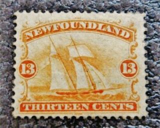 Nystamps Canada Newfoundland Stamp 30 Og H $230