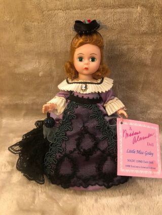 Little Miss Godey Madc 1992 Club Doll 8” Madame Alexander Doll