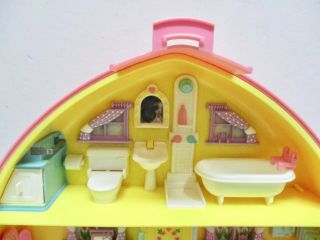 VINTAGE 1992 LARGE BLUEBIRD POLLY POCKET LUCY LOCKET DREAM HOUSE PLAY SET 2