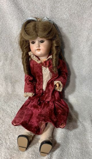 Antique German Bisque Doll Head Body