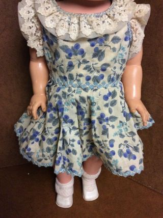 Life - size 22.  5” Vintage Talking Baby Doll Hard Plastic w Sleep Eyes 3