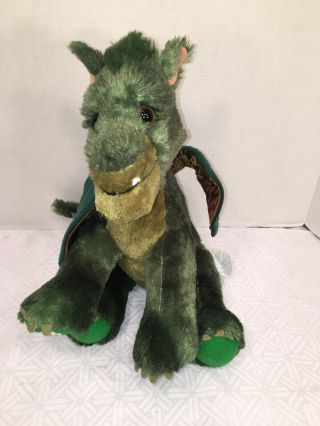 Vguc - Rare - 15” Build A Bear Petes Dragon Elliot Plush Green Dragon