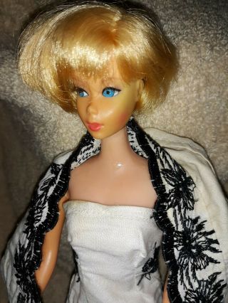 Estate Old Vintage 1966 Mattel Barbie Blonde Bubble Cut Doll 6 2