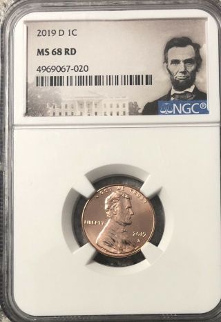 2019 D Lincoln Cent (ngc Ms 68 Rd)
