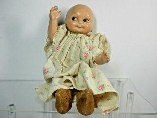 Antique Kestner - Googlie Doll,  Bisque Head 9 " Early 1900 