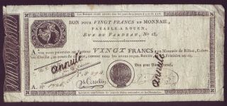 20 Francs From France Z2