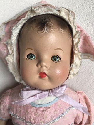 Vintage Antique Composition Doll 18” Sleepy Eyes Ideal?