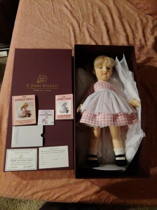 R.  John Wright 22 " Edith The Lonely Doll Collectible Usa Handmade No.  121/ 500
