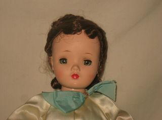 1956 Madame Alexander 20 " Hp & Vinyl Cissy Doll In Tagged Theater Set Outfit Mw5