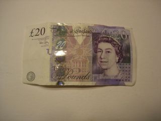 Bank Of England / Great Britain 2006 £20 Pound Banknote Cir.  P - 392a A.  Bailey