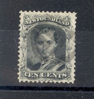 Newfoundland [canada] Sg 32 1865 10 Cents Prince Consort Stamp.