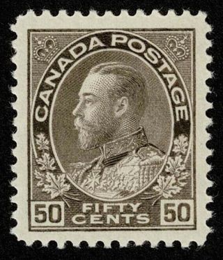 Canada Stamp Scott 120 50c King George V Admiral Issue 1912 Very Lh Og