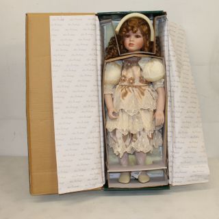 Exclusively Yours Meredith 24 " Porcelain Doll By William Tung W/ Box