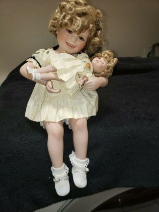 Shirley Temple & Her Doll By Danbury With Box