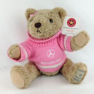 Herrington Teddy Bear Plush Collectible Mercedes Benz Pink Sweater Jessica 2011