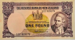 Zealand - One Pound - 1960 - 1967 - Pick 159d - Crisp About Uncirculated