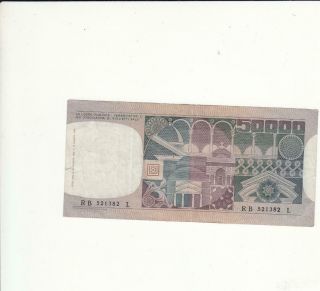 Italy Italian Banknote 50000 lires 50000 lire - 1977 2