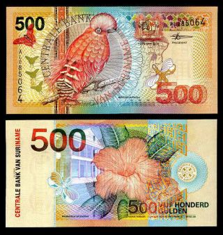 Suriname 500 Gulden 2000 P 150 Unc Nr