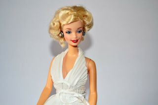 1997 Barbie As Marilyn Monroe In The Seven Year Itch White Dress Unplayed With