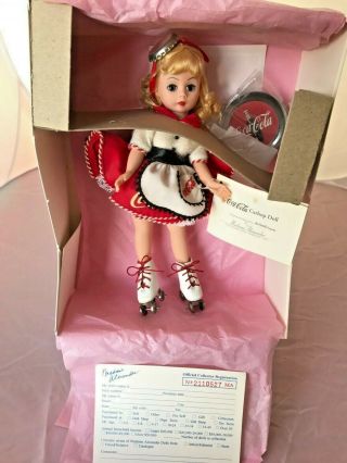 Madame Alexander Doll Coca - Cola Carhop Girl With Box