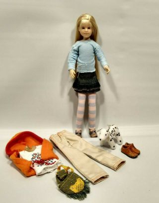 Only Hearts Club Karina Grace Posable Doll With Dog & Additional Outfit Euc 9 "