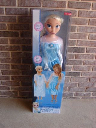 Disney Frozen My Size Elsa Doll Over 3 Feet 38 " Tall