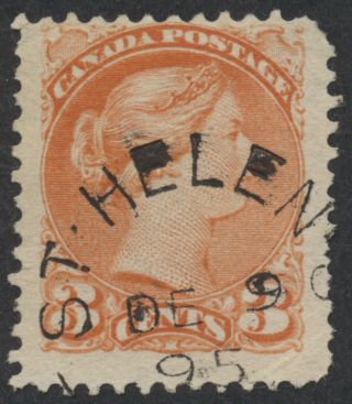 Canada Postmark - St Helen 