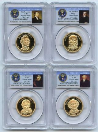 2008 S Presidential Dollar Set Pcgs Pr69dcam