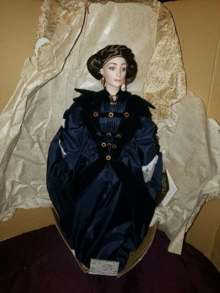 Gone With The Wind Franklin Heirloom Porcelain Doll Mrs.  Ellen O 